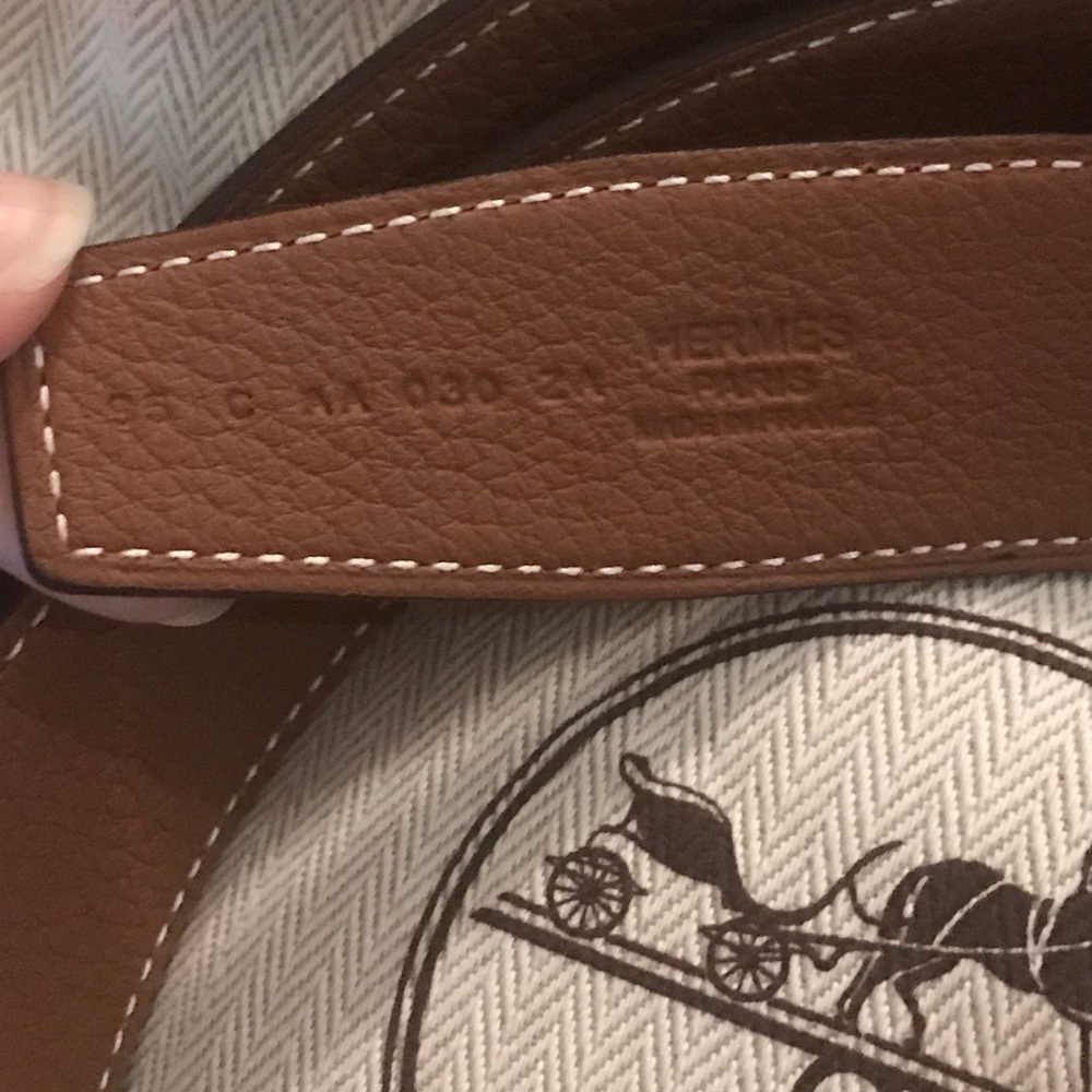 Hermes Black and Gold Women's Belt - Picture 5 of 6